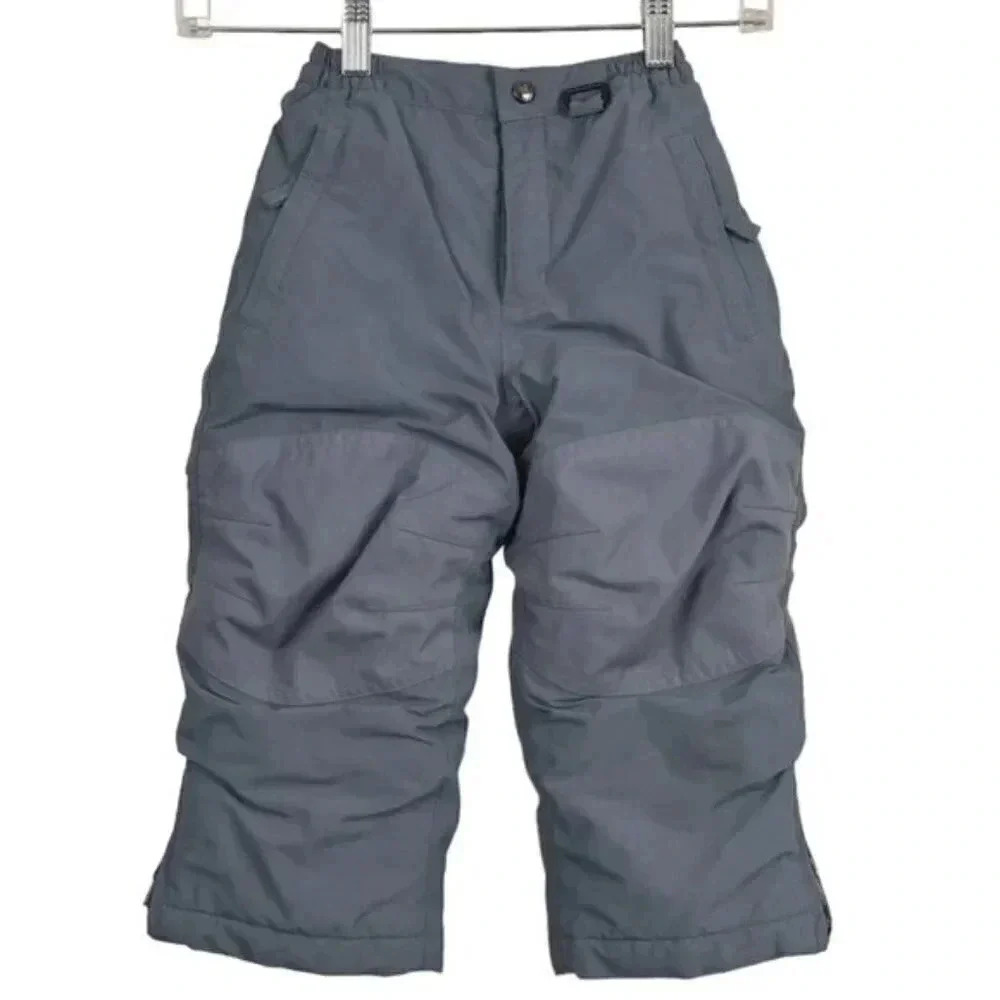 Land's End Winter Ski Squall Snow Pants Waterproof Insulated Gray Size 3T